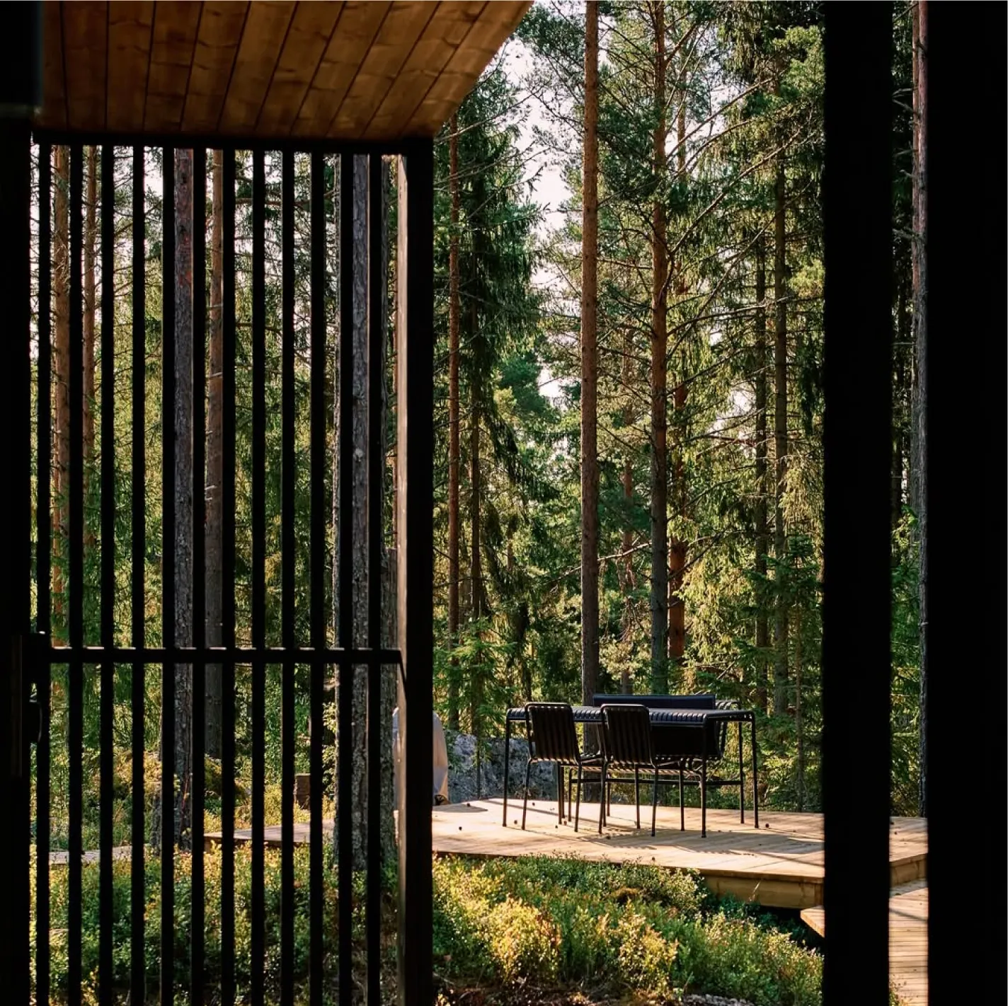 Hop Farm Beach sauna detail