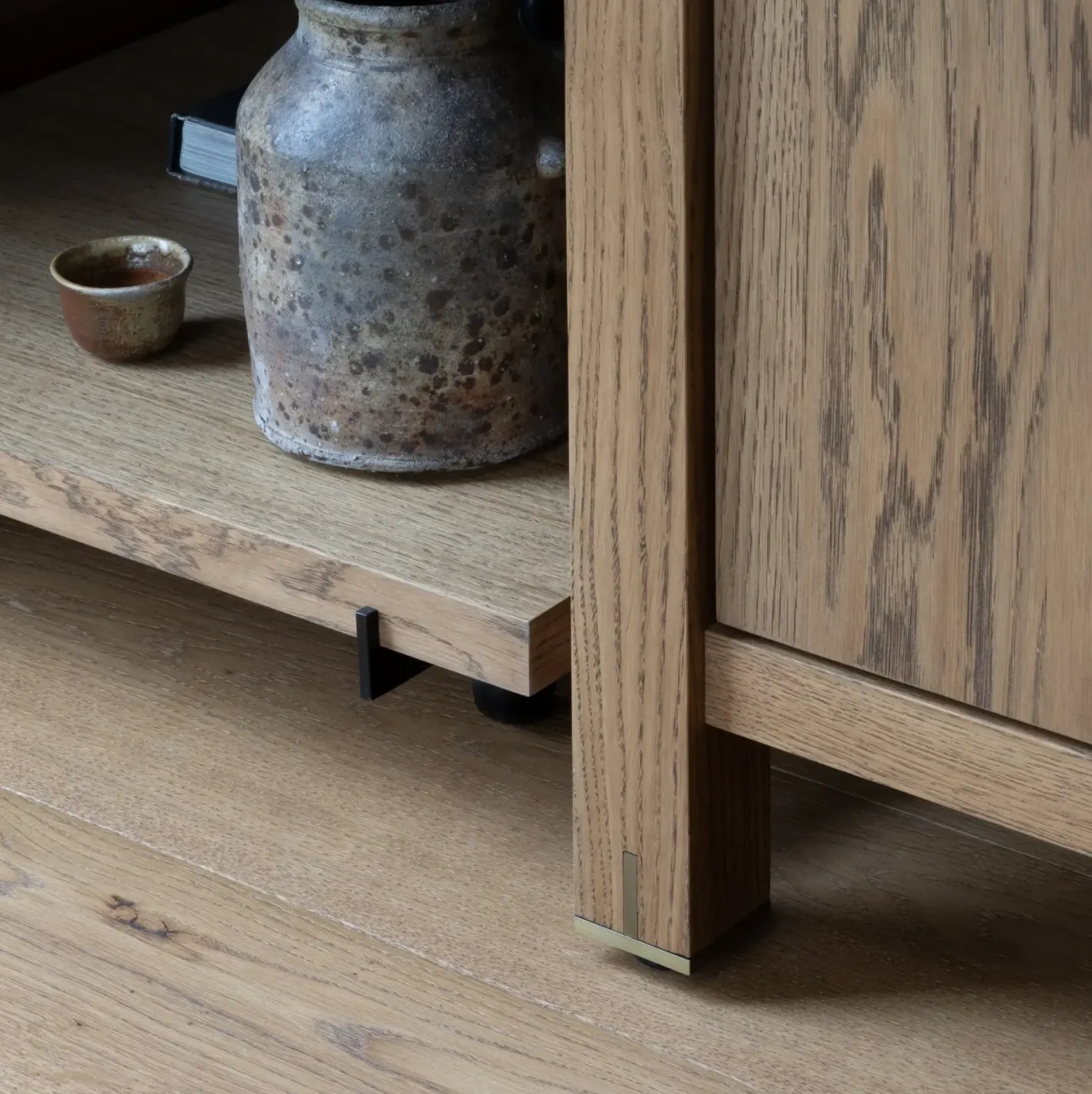 Oak kitchen cabinet front