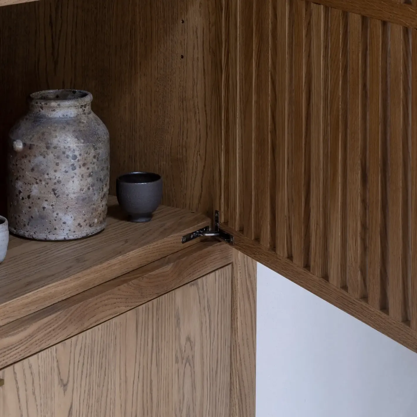Kitchen shelving detail